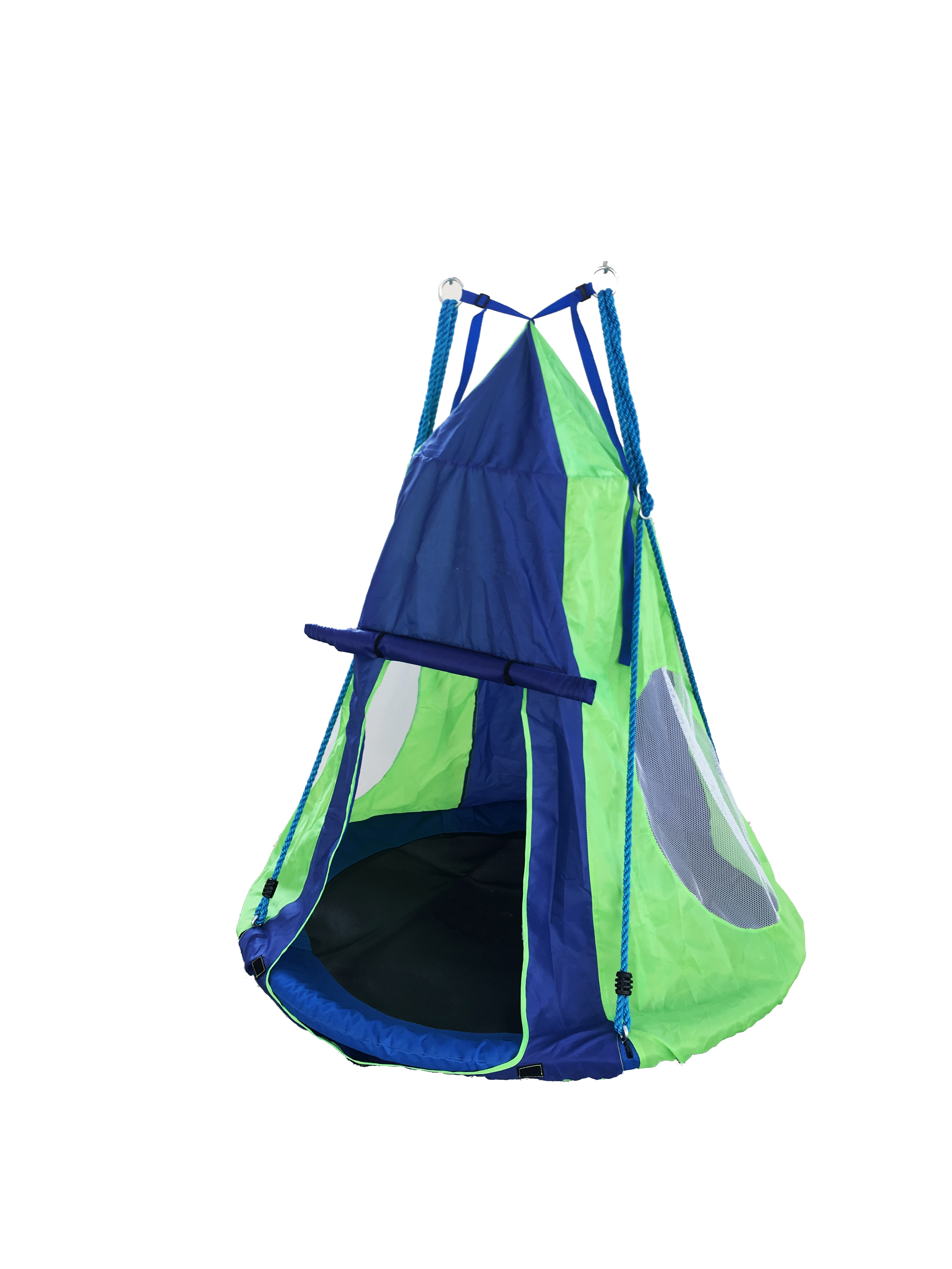 Swing with tent